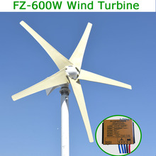 Best Choice! 600W  wind turbine wind fans for wind solar hybrid system max 800W wind generator 2024 - buy cheap