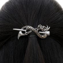 Viking Norse Dragon Infinite Hairpins Vintage Antique Silver Stick Slide Hair Clips for Women Hair Accessories Jewelry Gift 2024 - buy cheap