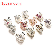 NEW Hair Claw Fashion Hairwear For Girls Headwear Butterfly Crystal Flower Mini Clamp Hair Clip Decor Hair Style Tool 2024 - buy cheap