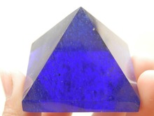 105 г синяя плавка пирамида из кристалла кварца ТОЧКА заживления/ 2024 - купить недорого