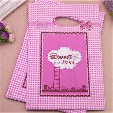 2021 Wholesale 100pcs/lot 20*30cm Fashion Sweet Love Plastic Shopping Bags With Handles 2024 - buy cheap