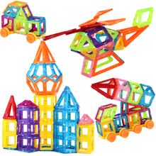 Minibloques magnéticos para niños, modelo de diseñador magnético, bloques educativos de construcción 3D, juguetes para niños, 38 Uds. 2024 - compra barato