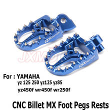 Billet MX Foot Pegs Pedals Rests Footpeg For YAMAHA PW50 PW80 PW 50 80 ALL YEAR TW200 TW 200 1989 1990 1991 1992 1993 1994-2009 2024 - buy cheap