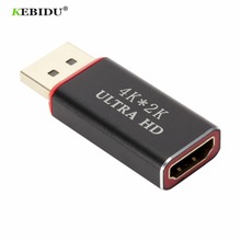 KEBIDU  Converter 4K*2K 30Hz Video Audio Connector Display Port to HDMI-compatible Adapter Female to Male for HDTV PC Wholesales 2024 - buy cheap