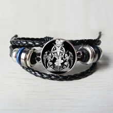 Кожаный браслет Baphomet Pentagrama оптом 2024 - купить недорого