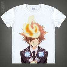 Home Tutor Hitman Reborn Hayato T Shirt Cosplay Costumes Mens Japanese Famous Anime T-shirt Unique Gift Camisetas Masculina 2024 - buy cheap