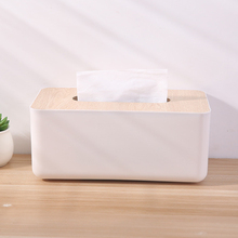 PP Material  the Rubber Wood Cover Tissue Box  Environmental Strong and Durable for Restaurant Living Room and Car 2024 - buy cheap