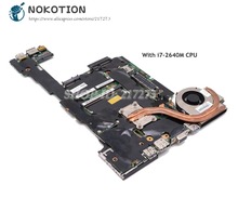 NOKOTION For Lenovo Thinkpad X220 X220I Laptop Motherboard I7-2640M CPU DDR3 04Y1834 Main Board 2024 - buy cheap