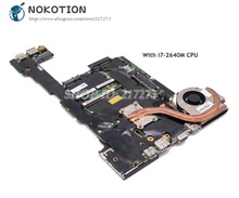 Nokotion-placa-mãe para notebook, para lenovo thinkpad x220, x220i, I7-2640M, 04y1834 2024 - compre barato