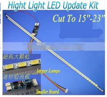 Universal Highlight Dimable LED Backlight Lamps Update kit Adjustable LED Light For LCD Monitor 2 LED Strips new 2024 - buy cheap