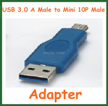 Adaptador USB 3,0 A macho A Mini 10P macho, 5 uds., USB 3,0 AM A Mini macho, extensor de conector 10P 2024 - compra barato