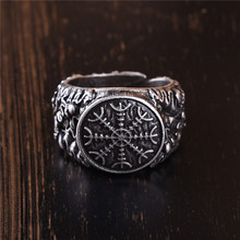 Aegishjalmur rune мужское кольцо Norse Scandinavia Viking ювелирное изделие 1 шт. 2024 - купить недорого
