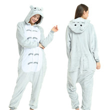 Vizinho Totoro Kigurumi Onesies Pijamas Adulto Dropship de Alta Qualidade Animal Dos Desenhos Animados do Anime Pijama Cosplay 2024 - compre barato