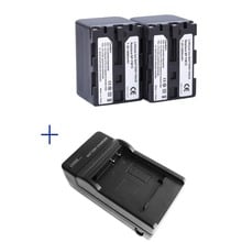 2pcs NP-QM71 NP-FM70 FM70 Battery + Charger for Sony HVR-A1U DCR-TRV361 DVD301 UX1,Free shipping,For sony camera accessories 2024 - buy cheap