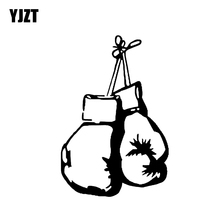 Yjzt 9*13.5cm moda boxer boxe luvas decoração adesivos de carro vinil decalques alta qualidade movimento extremo C12-0801 2024 - compre barato