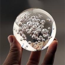 Bola de burbuja de cristal de 30-60mm para boda, esfera de buena suerte, moda, magia, transparente, joya. 2024 - compra barato