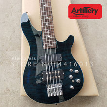 Artillery Top quality factory custom 5 strings bass guitar with quilted maple top electric bass musical instument shop 2024 - buy cheap