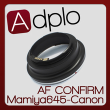 Регулируемый адаптер для объектива Mamiya 645, для Canon E0S EF 60D 60Da 5D 7D 550D 50D 40D 600D 500D 5D ll 2024 - купить недорого