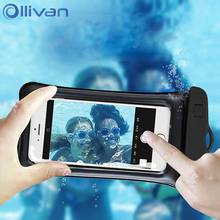 Floating Airbag Waterproof Swimming Mobile Phone Case For iphone 7 8 Plus Clear PVC Dry Pouch Cover For Samsung S9 S8 Plus Bags 2024 - buy cheap