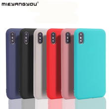 Candy Color Silicone Soft Case for iPhone SE 5 5S XR X 7 8 6 6S Plus XS Max 11 Pro Max Case Matte TPU Back Cover Coque On 6 6s 8 2024 - buy cheap