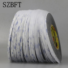 SZBFT 1mm *50m Super Slim & Thin Black Double Sided Adhesive Tape for Mobile Phone Touch Screen/LCD/Display Glass 2024 - buy cheap