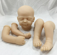 Otarddoll-boneca reborn, kits de bonecas realistas para bebês, bebês reborn, de 20 polegadas, vinil macio, faça você mesmo, brinquedos e acessórios 2024 - compre barato