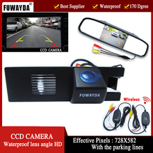FUWAYDA-Cámara de Vista trasera de coche inalámbrica, Monitor retrovisor de 4,3 pulgadas para OPEL Astra H/Corsa D/Meriva A/Vectra C/Zafira B,FIAT Grande 2024 - compra barato