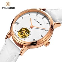 STARKING Women Mechanical Automatic Self-Wind Watch Skeleton Design Sapphire Crystal Wristwatches Waterproof 5ATM Girl's Gift 2024 - buy cheap