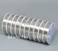 Hot Sale free Shipping 10 Rolls Silver Tone Copper  Beading Wire 0.4mm 17m/roll =170m -W03219 2024 - купить недорого