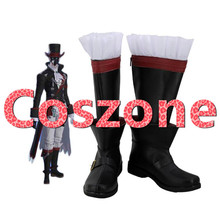 Final Fantasy 14 Black Mage Plague Bringer Cosplay Shoes Boots Halloween Cosplay Costume Accessories 2024 - buy cheap