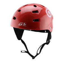 Red color water sports helmet ,best sale kayak helmet with ABS Wave &kitesurfing sailing helmet 2024 - buy cheap