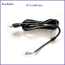 Бесплатная доставка XH2.54 4 pin к USB провод кабель для Аркада Jamma ПК/PS2/PS3/xbox USB энкодер 2024 - купить недорого