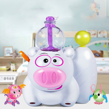 Conjunto de inflador de balões para crianças, diy divertido, máquina de inflar balões, montada, brinquedo animal inflável pegajoso para crianças 2024 - compre barato
