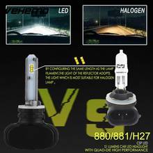 Vehemo 880/881/H27 Light Bulbs LED Fog Light Lighting Assembly LED Headlight Super Bright Front Lamp Car Accessories 2024 - buy cheap