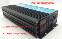 2500W DC12v/24v to AC110V/220v pure sine wave power inverter 5000W Peak Power solar inverter 2024 - buy cheap