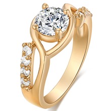 Женские изящные кольца, изящные вечерние кольца с цирконием, свадебные украшения, обручальные кольца, Прямая поставка 2024 - купить недорого