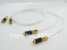 1.5M audio video cable Hi-End Pure silver plated audiophile RCA Cable hifi audio interconnect cable 2024 - buy cheap