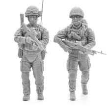 Kit de figura de resina para montagem escala 1/35, soldados de exército britânico moderno 2024 - compre barato