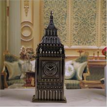 Europe Big Ben metal automatic toothpick holder tandenstoker houder tandenstokers box toothpick box with gift box YQT048 2024 - buy cheap