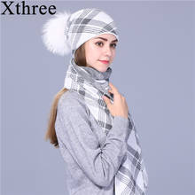 Xthree wool scarf Thick Double-deck  Warm winter wool Knitted scarf for girl women 2024 - buy cheap