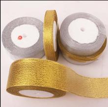 25Yards Gold/Silver Organza Ribbon 25mm Glitter embroidered Onions Ribbons For Wedding cake Gift Decoration DIY Craft Supplies 2024 - buy cheap