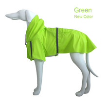 Golden Retriever Raincoat Green Blue Dog Raincoat Pet Dog Cloak Rain Coat Hoodie For Small Medium Large Dog Clothes PU 2024 - buy cheap