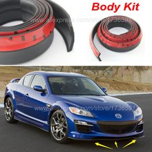 Deflector de labios de parachoques de coche para Mazda RX-8 RX8 RX 8/faldón de alerón delantero para Auto a Personalización de coche, Vista/Kit de carrocería/Tira 2024 - compra barato