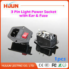 1Pcs HIGH QUALITY Red Light Power Rocker Switch Fused IEC 320 C14 Inlet Power Socket Fuse Switch Connector Plug 10A 250V B2C 2024 - buy cheap