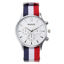 Hot Sale Nylon Strap Quartz Men's Watch Top Brand Watches Fashion Wrist Watch Men Watch Clock Reloj Hombre Relogio Masculino 2024 - buy cheap