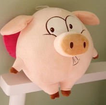 Free  shipping 2015 hot  Lovely angel pig doll plush toy 25cm and  55CM doll pig hug dolls lovers Christmas gift new arrived 2024 - buy cheap