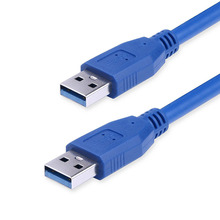 Acelerador de velocidad USB 3,0 tipo A de macho A tipo A, Cable de extensión macho de 0,6 M, 1,5 M, Cable USB para radiador, Webcam, MP3 de coche, cámara, 10 Uds. 2024 - compra barato