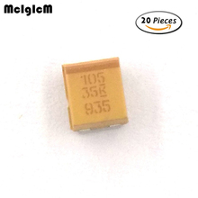 MCIGICM 20 шт B 3528 мкФ 35V SMD Танталовый конденсатор 2024 - купить недорого