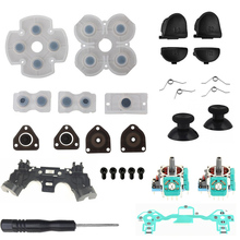 PS4 Controller Repair Kit R1L1R2L2 Trigger Buttons 3D analog Joysticks Thumb Sticks Cap Conductive Rubber Film For Playstation 4 2024 - buy cheap