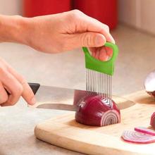 New Kitchen Gadgets Slicers Tomato Onion Vegetables Slicer Cutting Aid Holder Guide Slicing Cutter Safe Fork Kitchen Accessories 2024 - buy cheap